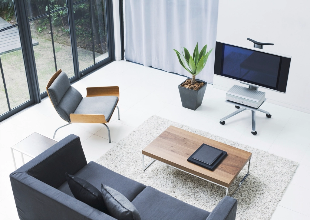 Interior de apartamento moderno y acogedor
